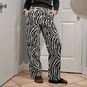 zebra pants